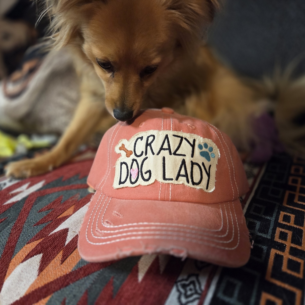 Crazy Dog Lady Pink Hat